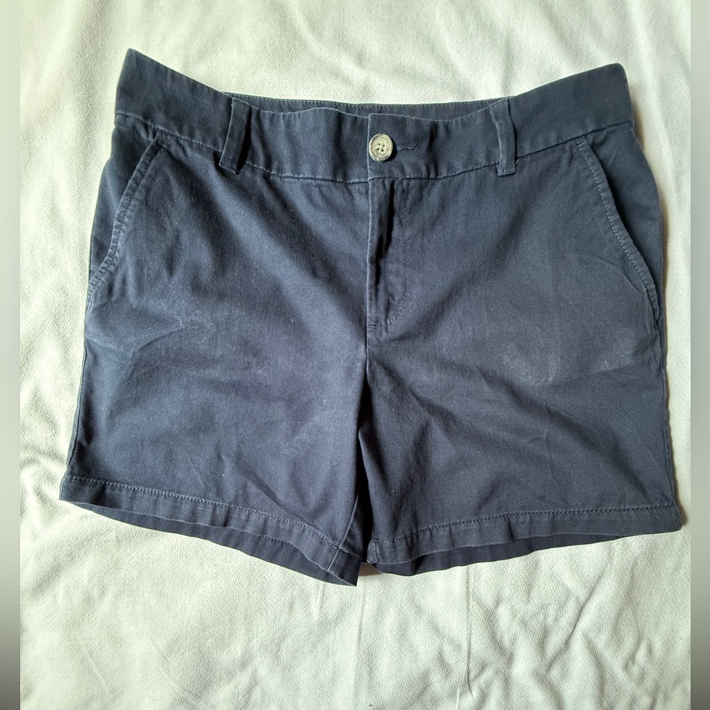 LOFT Dark Blue Women's Monroe Bermuda Shorts (Size 6)